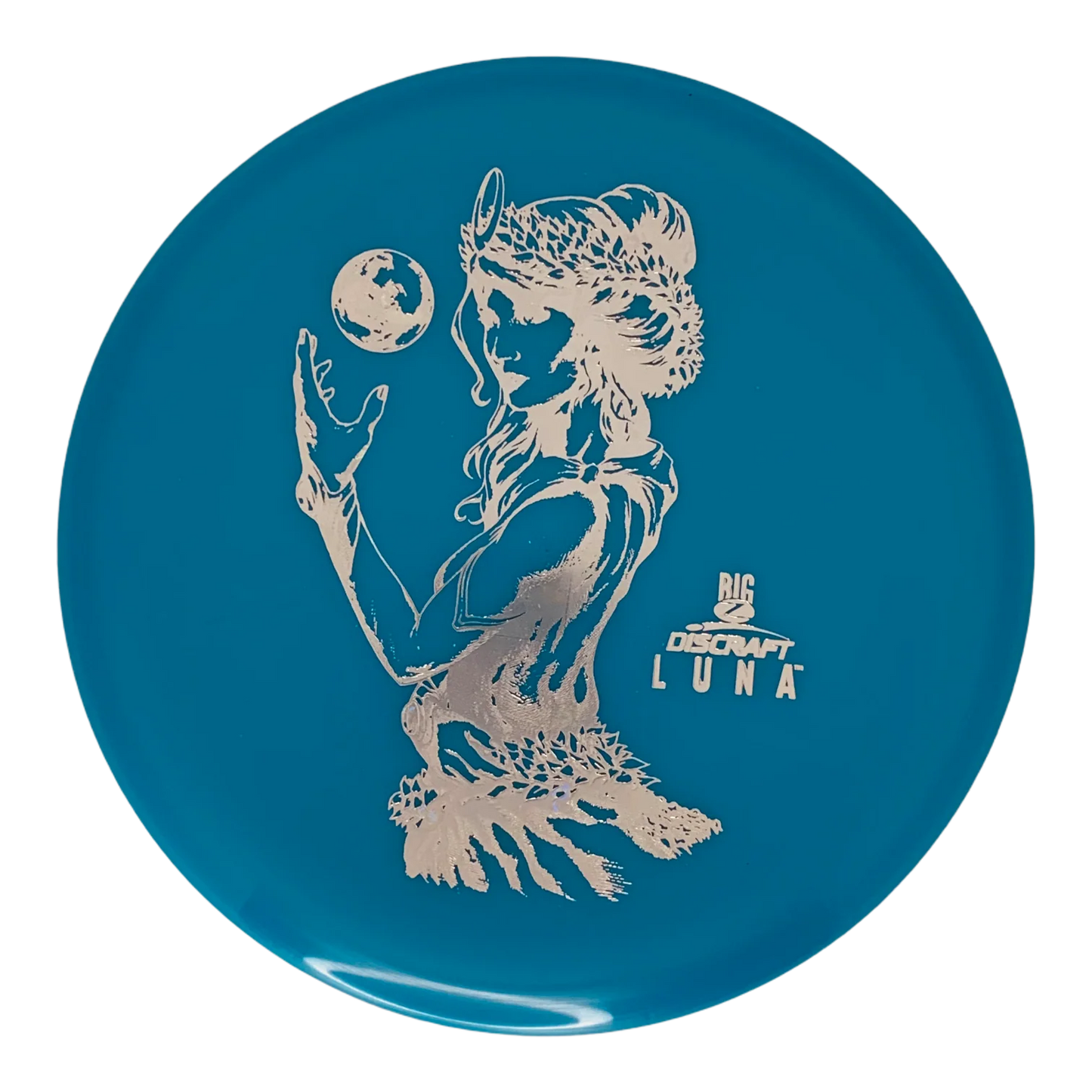 DiscSpot Big Z Luna discgolfdisc blå från DiscSpot i Sverige, designad för precision och kontroll på banan
