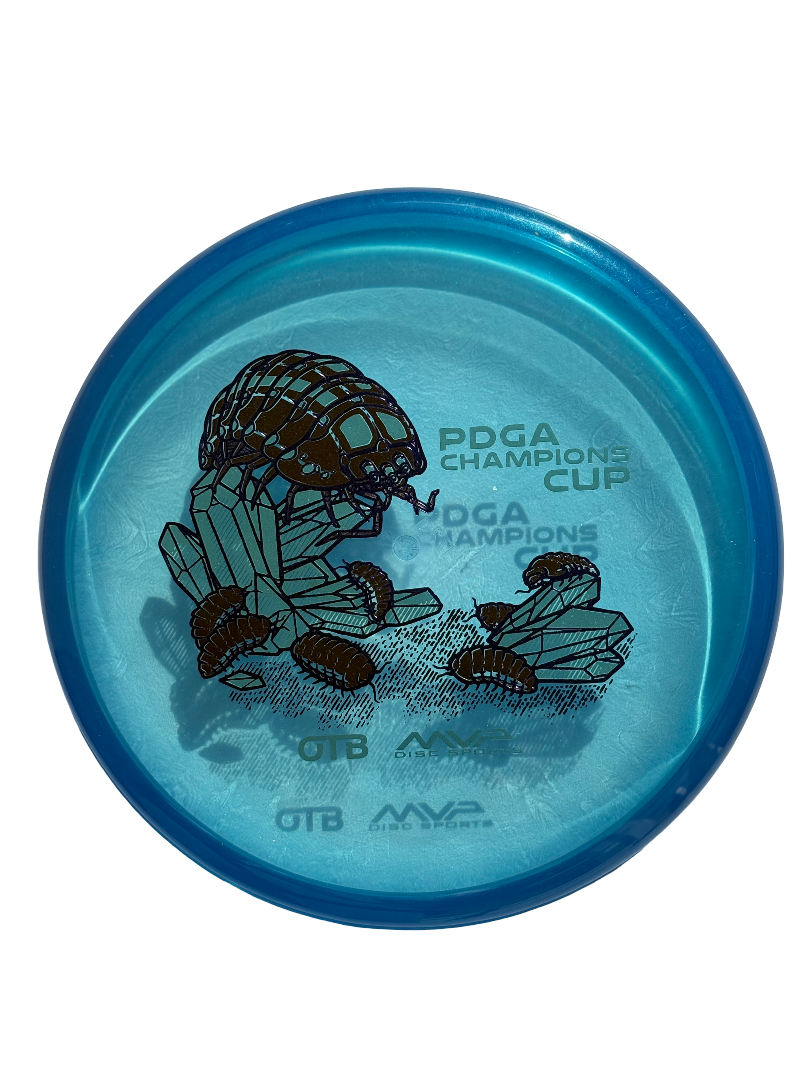 Range Proton Soft Champions Cup Edition discgolfdisc blå från DiscSpot i Sverige, mjuk och stabil för träning och tävling