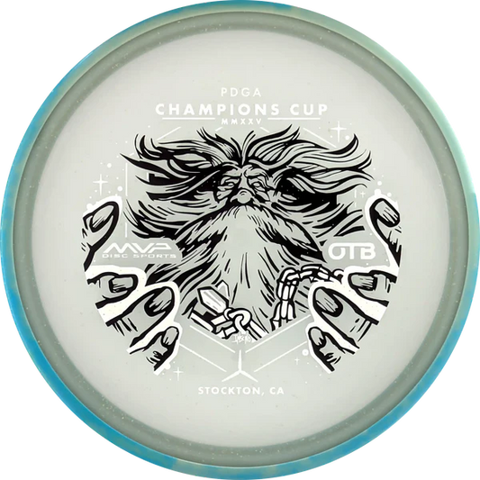 Axiom Particle Glow Proton 2025 Champion Cup Hex 16 discgolfdisc från DiscSpot i Sverige, glow-effekt och precision för tävling