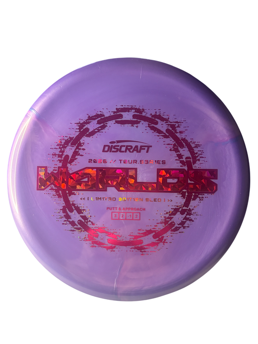 Discraft Special Blend Sled 2026 WORLDS Tour Series – putt- och approachdisc i Special Blend-plast med unik thumbtrack-design.