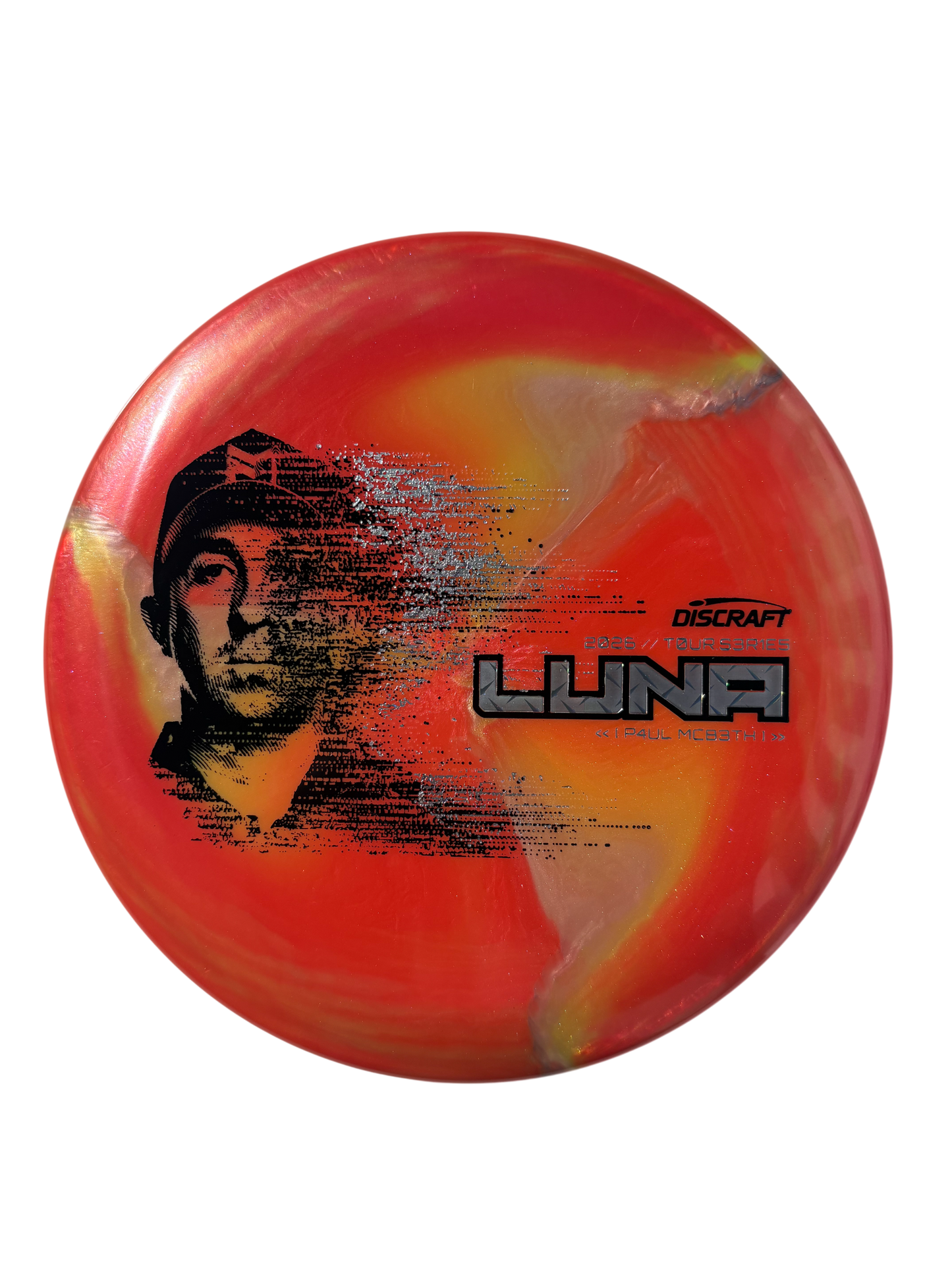 Närbild Discraft Luna Paul McBeth 2026 Tour Series disc golf putter Discspot